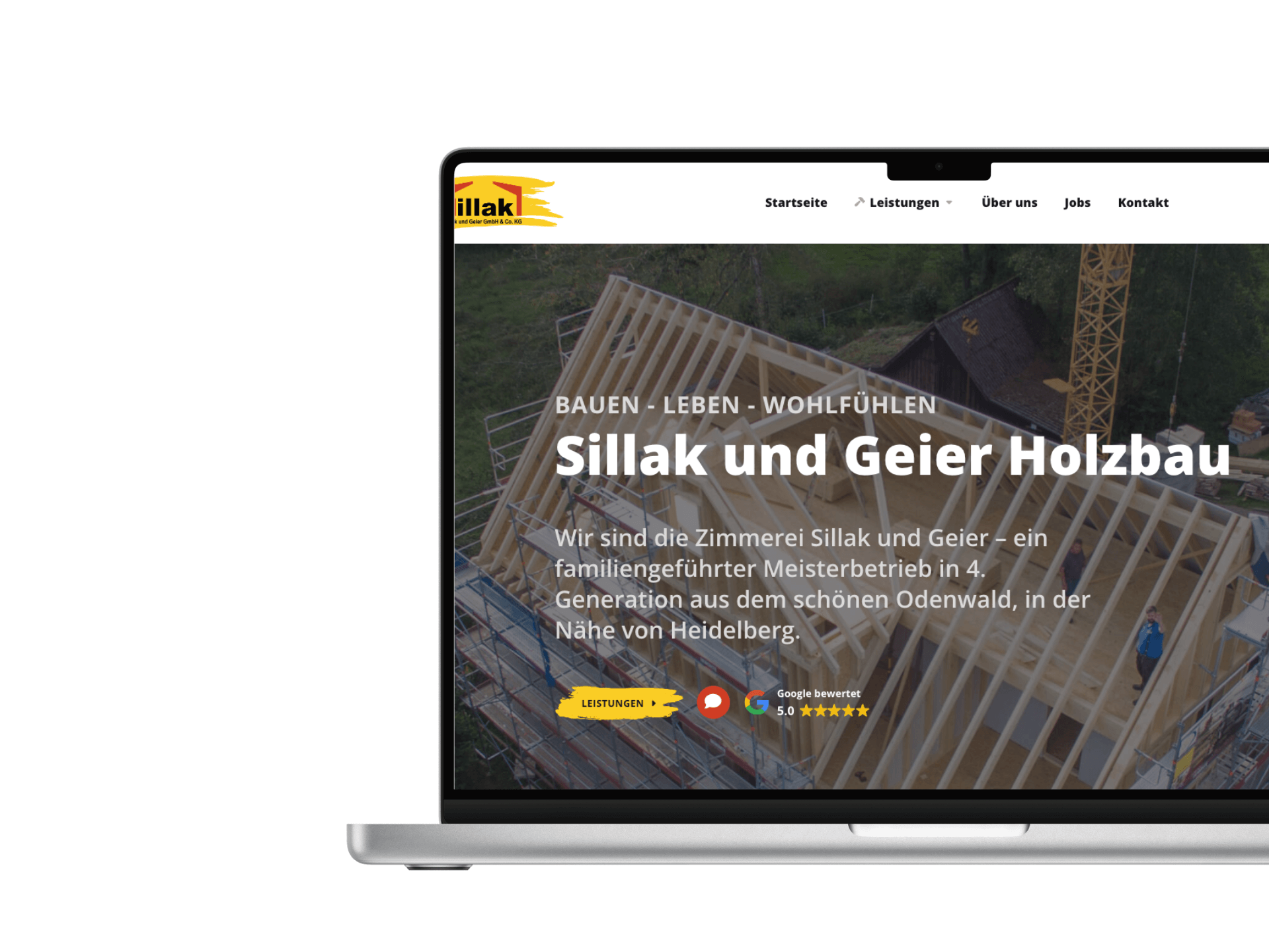 Webdesign für Handwerker Website Sillak